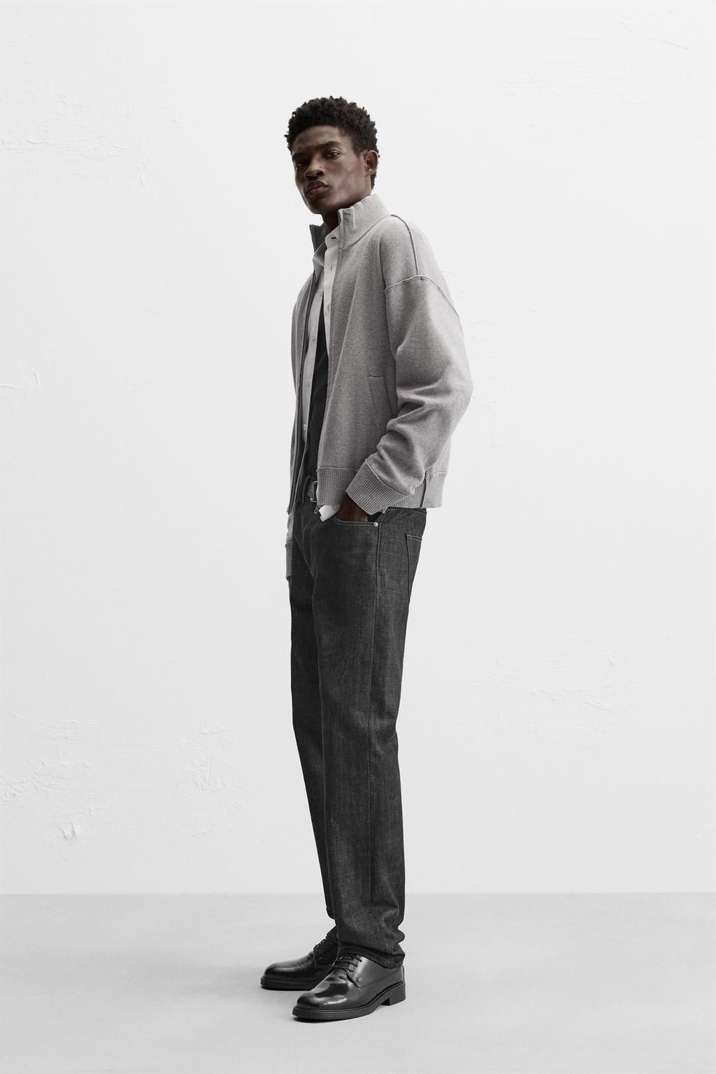 UNEVEN STITCH KNIT JACKET - Zara фото 4