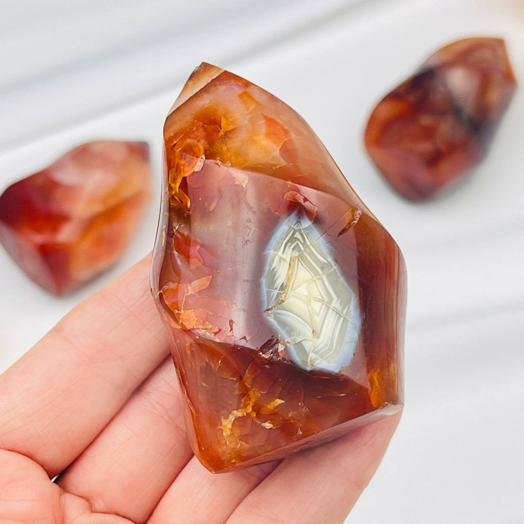 Свеча из Сердолика - Радуга самоцветов фото 2