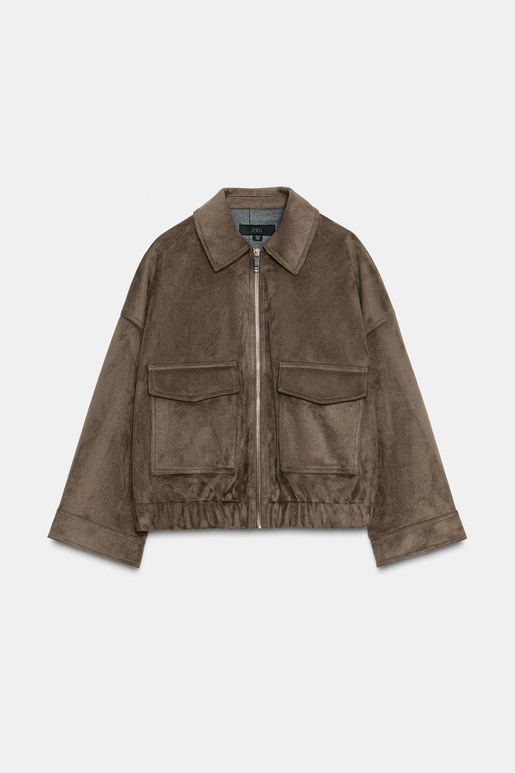 FAUX SUEDE JACKET - Zara фото 8