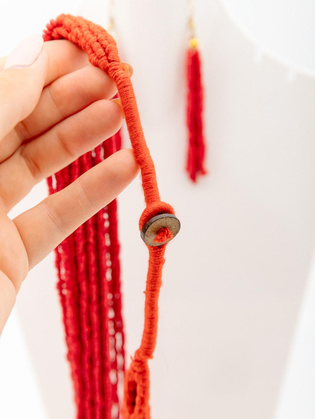 Украшение набор бусы и серьги (бисер) №0711/5/5 - Ганг фото 3