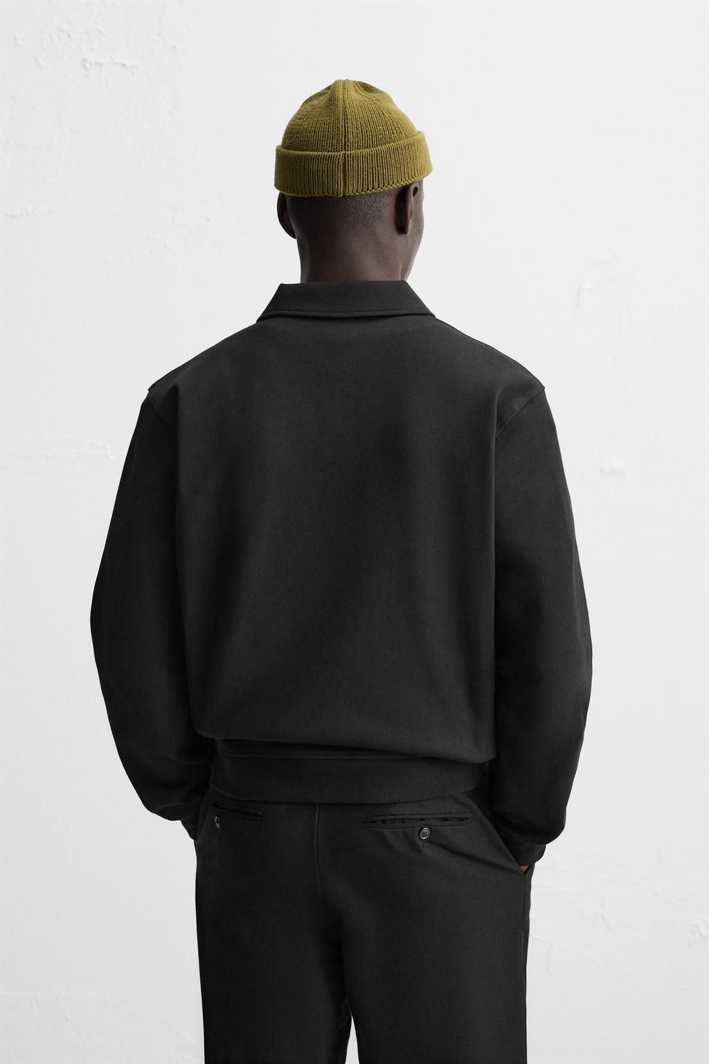 INTERLOCK ZIP POLO SHIRT - Zara фото 19