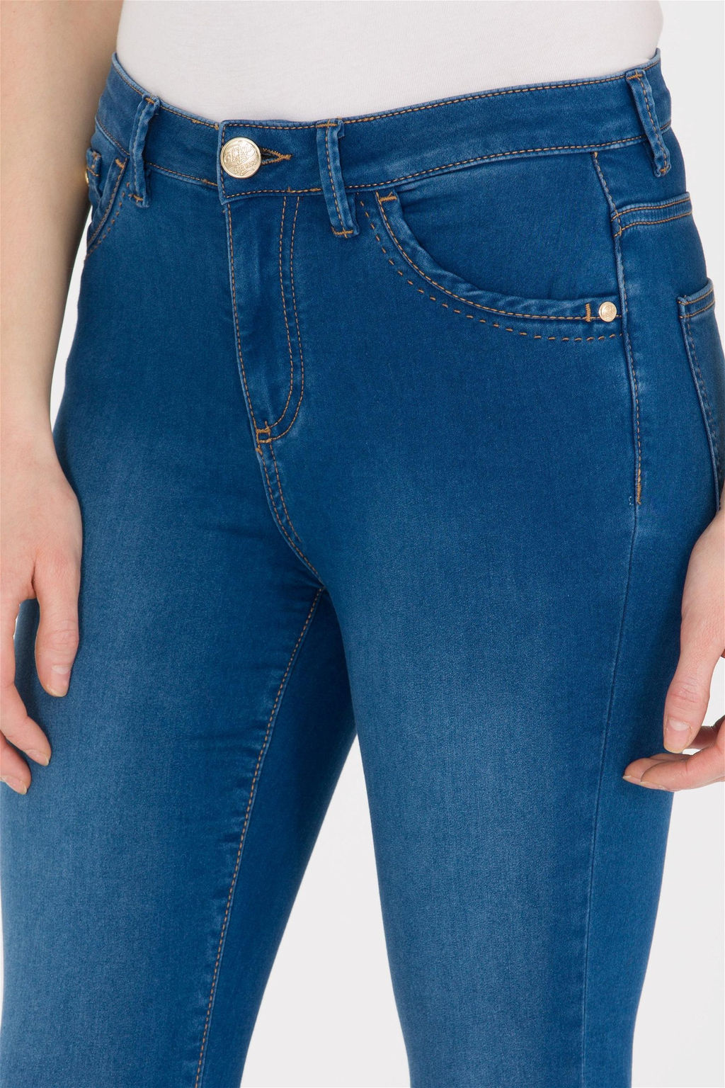 U. S. Polo Assn Женские синие джинсовые брюки - U.s. polo assn фото 5