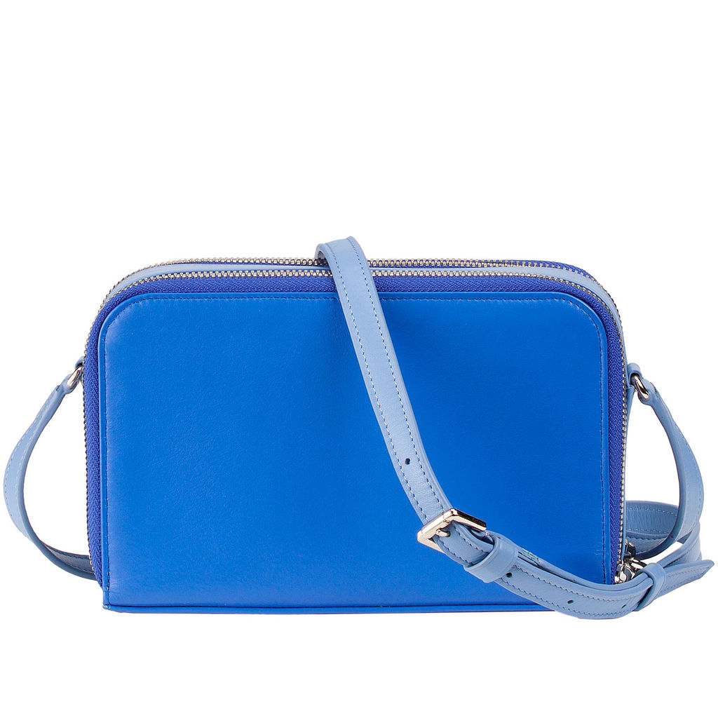 Итальянская женская сумка кросс-боди DuDu Bags серии Ines | васильковый - Dudubags фото 3