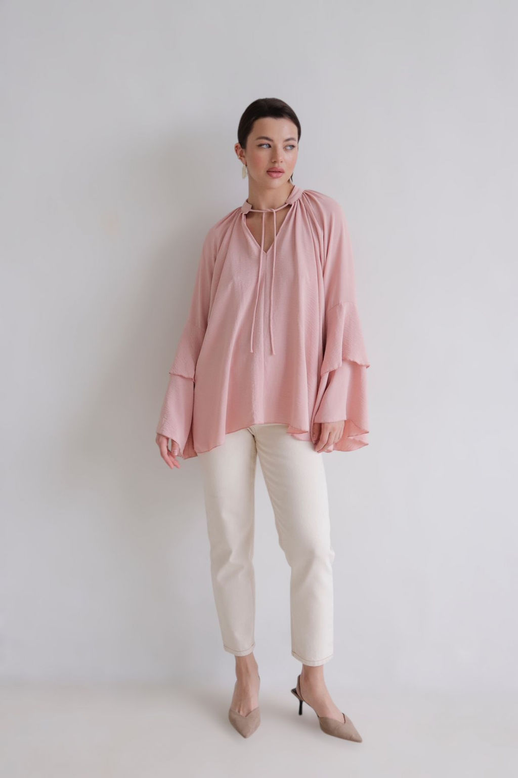 Martichelli Блуза пудровая  фото 2