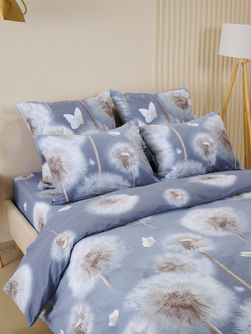 Пододеяльник бязь люкс на молнии - Одуванчики 220x240