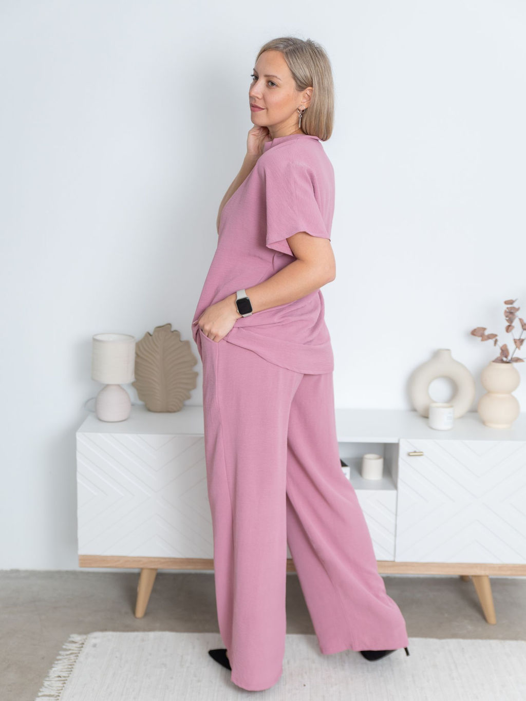 Комплект женский (джемпер кор.рукав+брюки) 430 Be Friends  фото 27