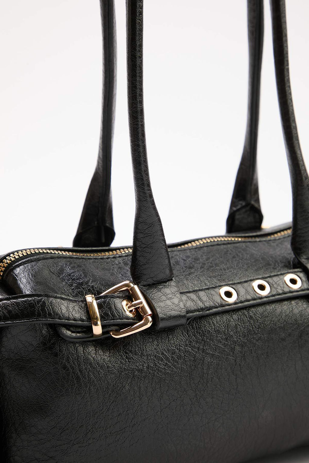 Siyah Kad?n Kemer Detayl? Mini Canta TAKSS26OC00075