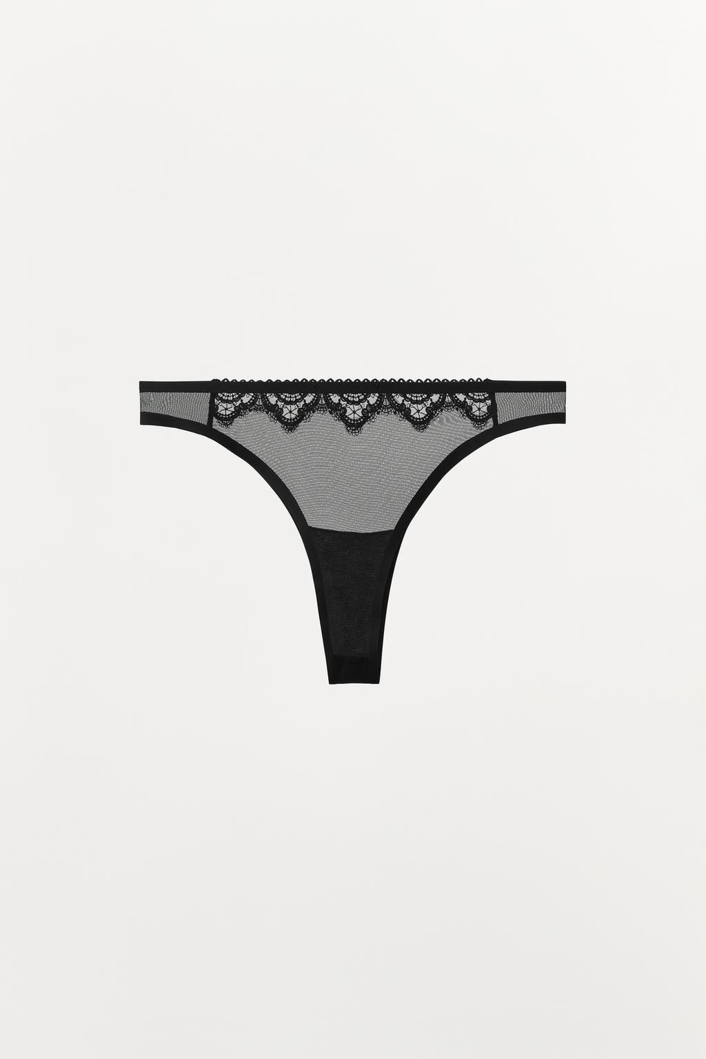 MESH LACE BRIEFS - Zara фото 6
