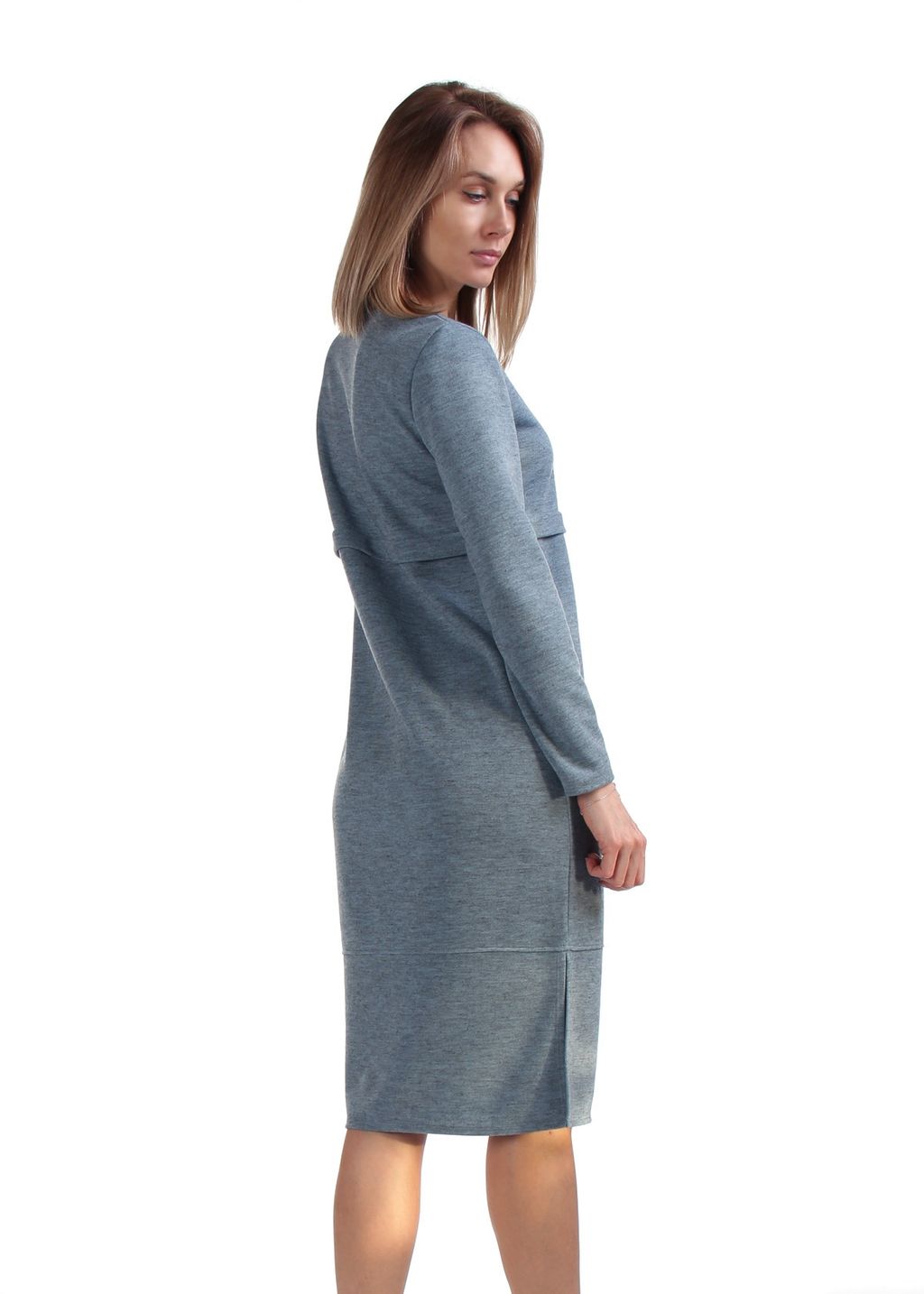 ПЛАТЬЕ ПЛ460 СИНЯЯ ПОЛЫНЬ - Assana фото 3