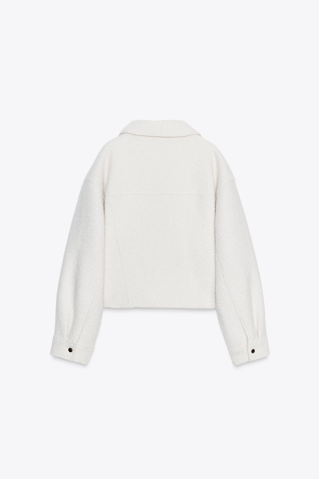 BOUCL_ JACKET WITH PATCH POCKETS - Zara фото 7