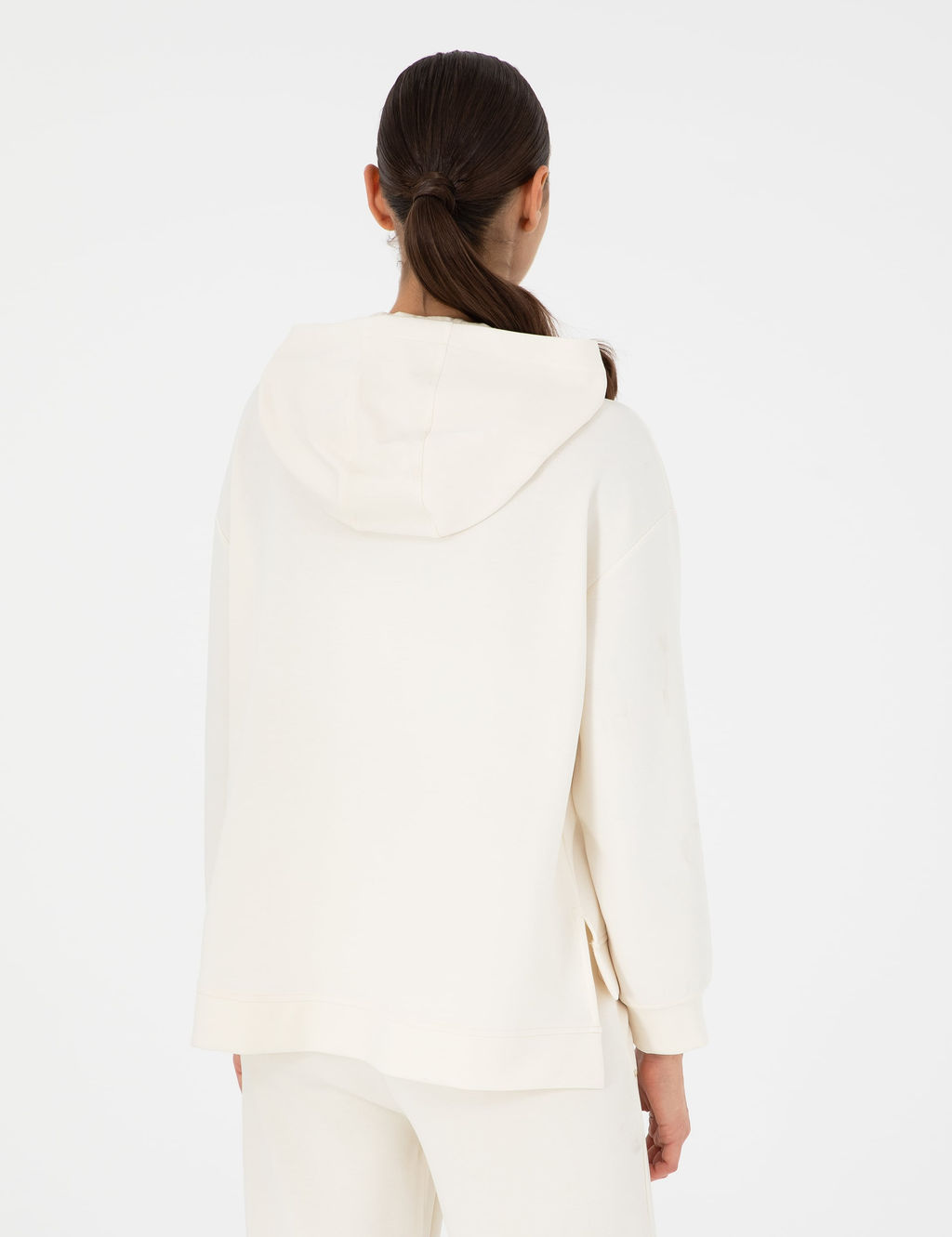 Ekru Oversize Sweatshirt