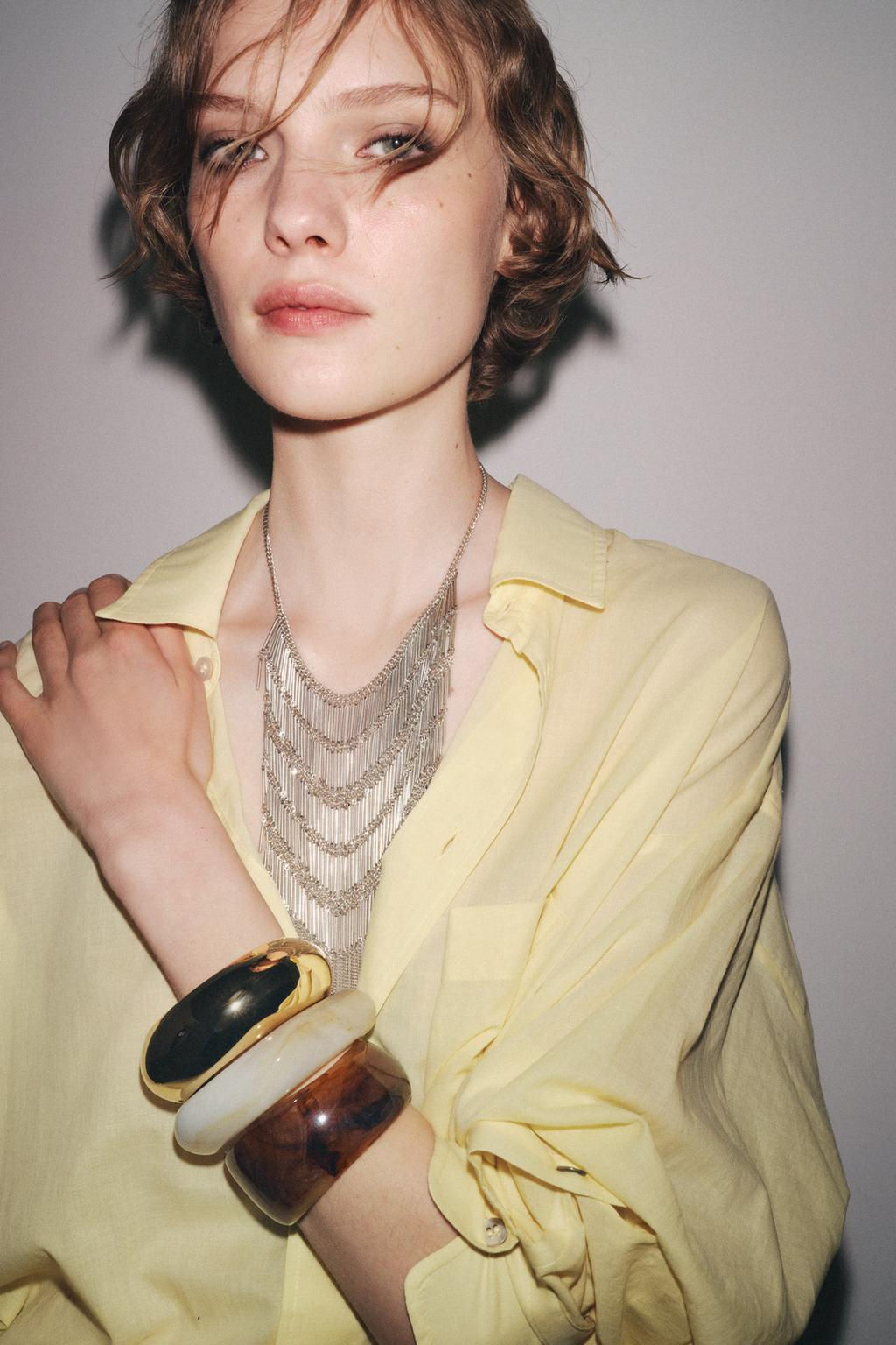 ZW COLLECTION OVERSIZE SHIRT - Zara фото 6