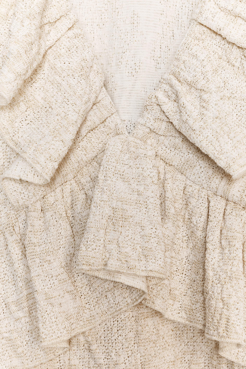METALLIC THREAD JACQUARD TOP - Zara фото 6