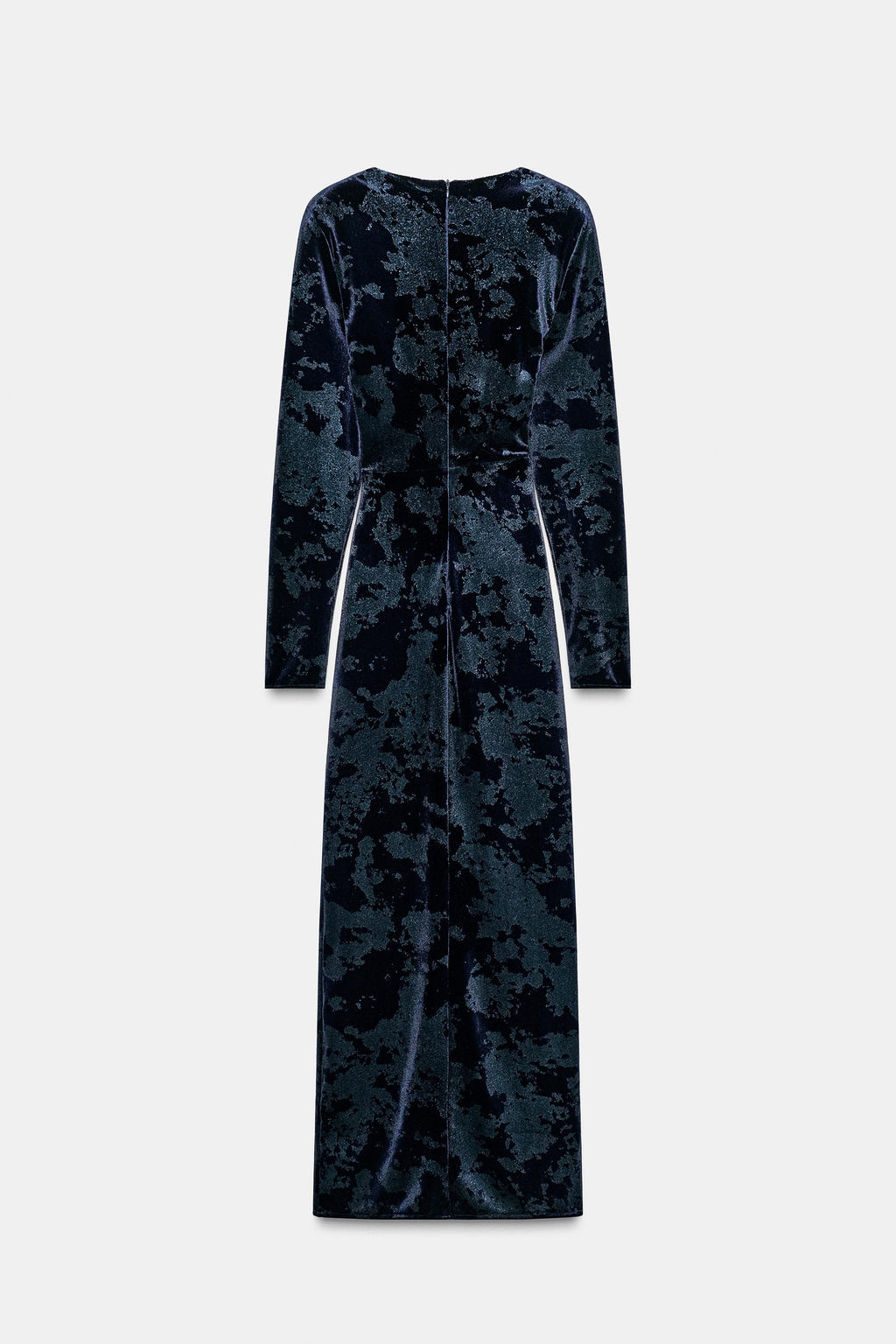 VELVET MIDI DRESS WITH HARDWARE - Zara фото 3