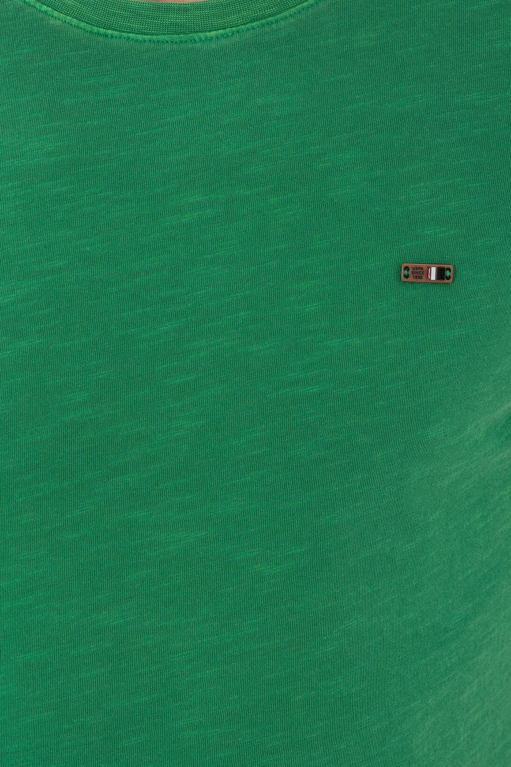 Мужская зеленая базовая футболка - U.s. polo assn фото 7
