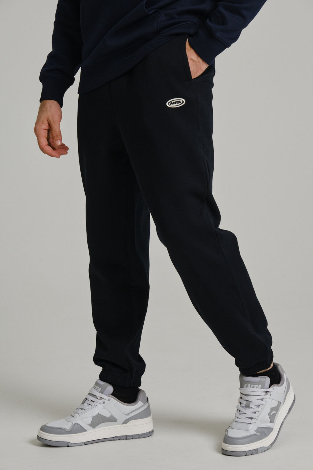 Брюки трикотажные утепленные Черный CLASSIC Knit Track Pants