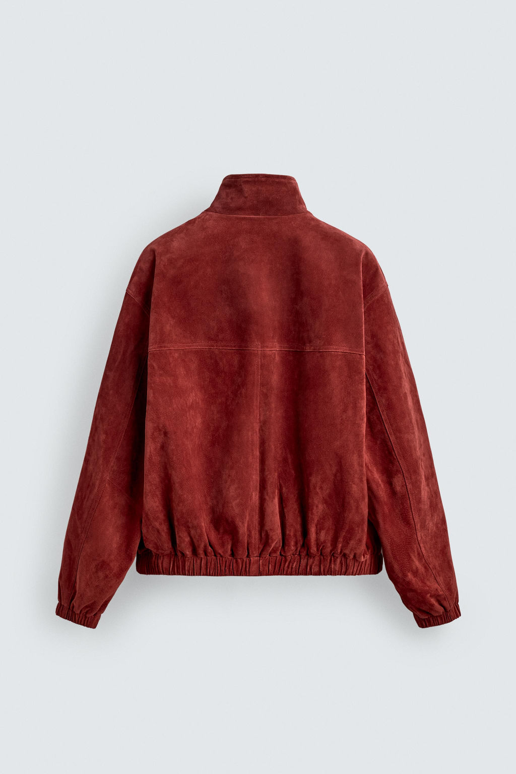 RELAXED FIT LEATHER JACKET - Zara фото 9