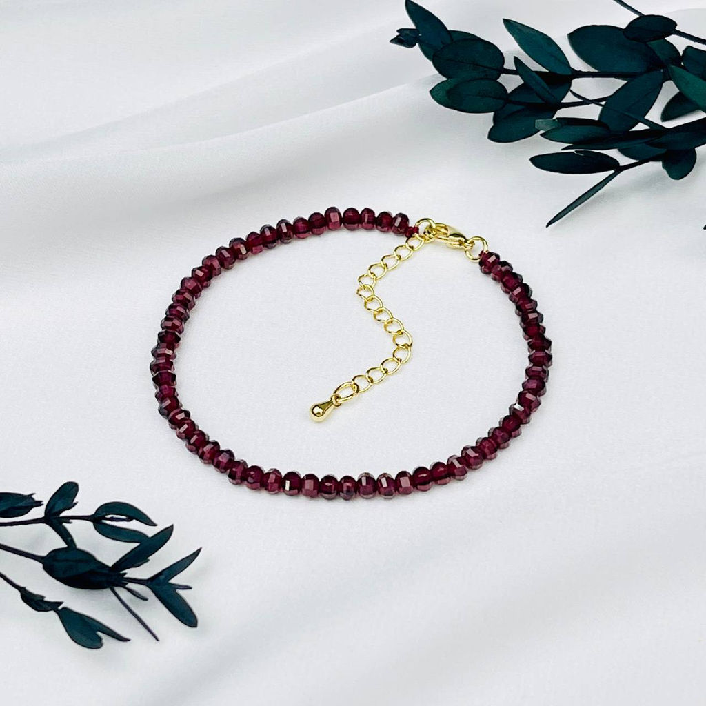 Браслет из Граната - Радуга самоцветов фото 2