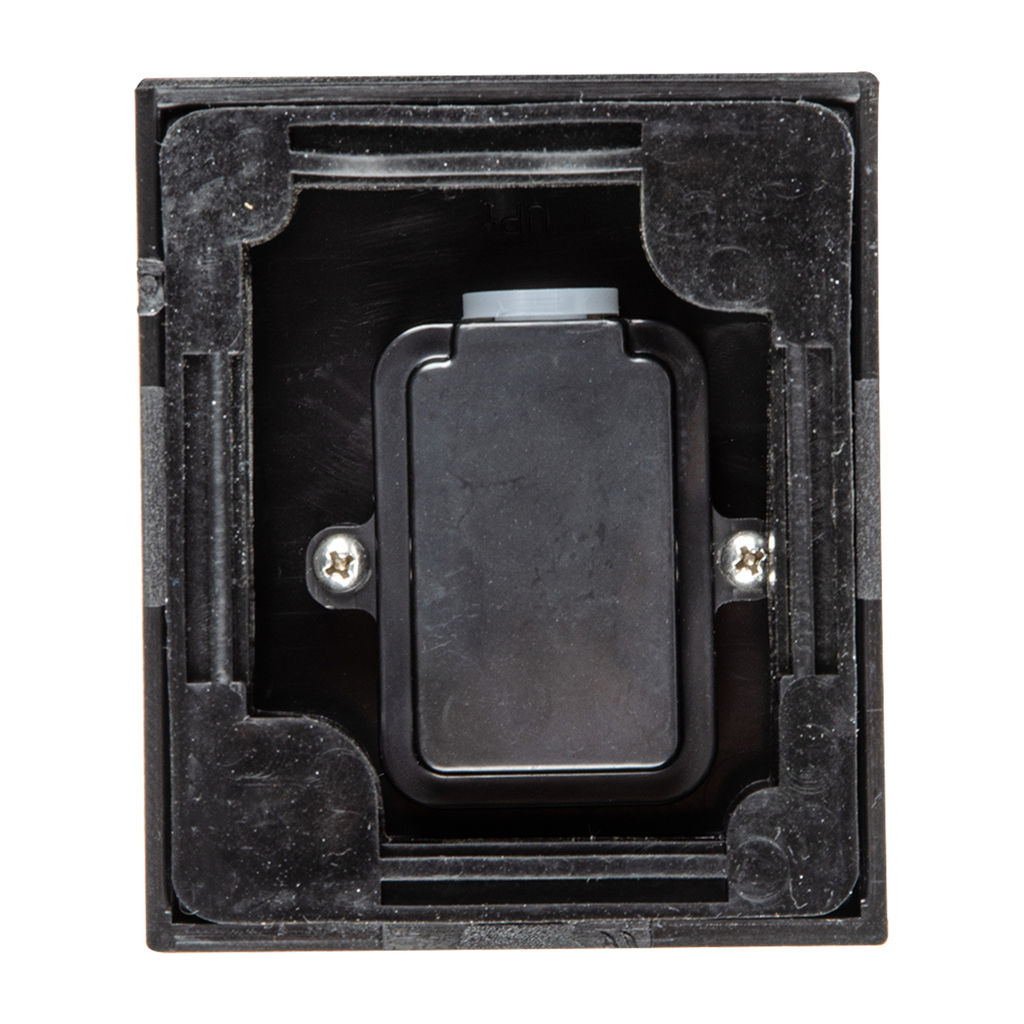 UUL-P51A 6W/GU10 IP65 BLACK Светильник уличный, под лампу GU10. Архитектурный накладной. Корпус черный. TM Uniel