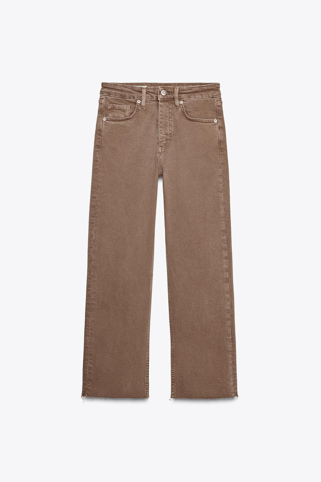 TRF CROPPED FLARE HIGH-WAIST JEANS - Zara фото 42