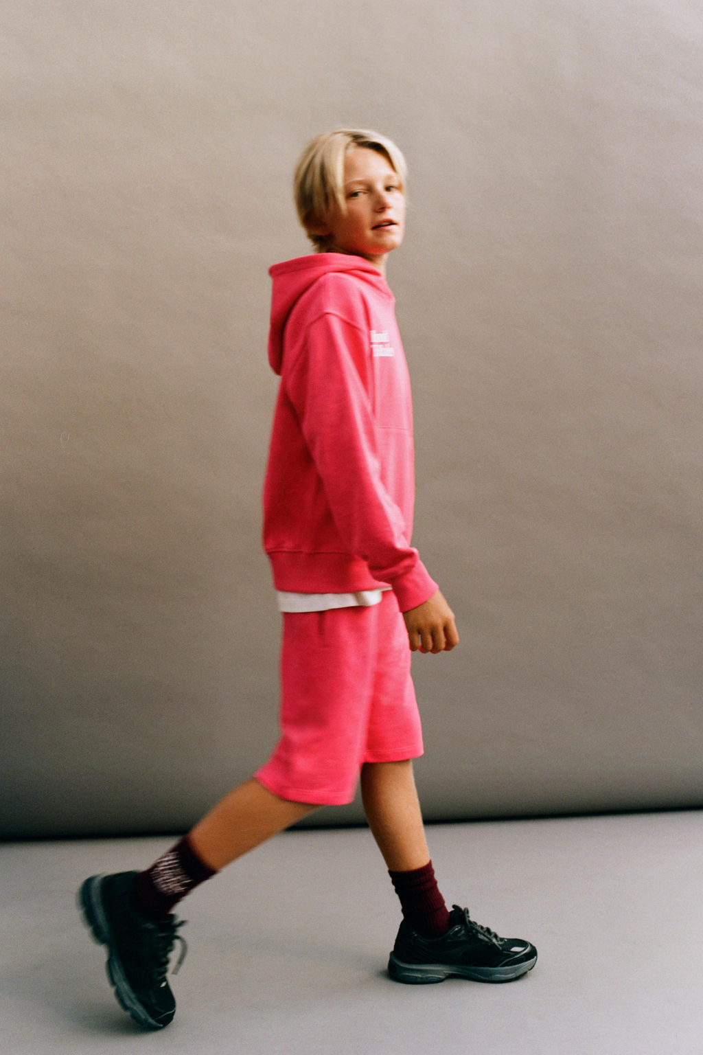 SLOGAN HOODIE AND BERMUDA SHORTS SET - Zara фото 9