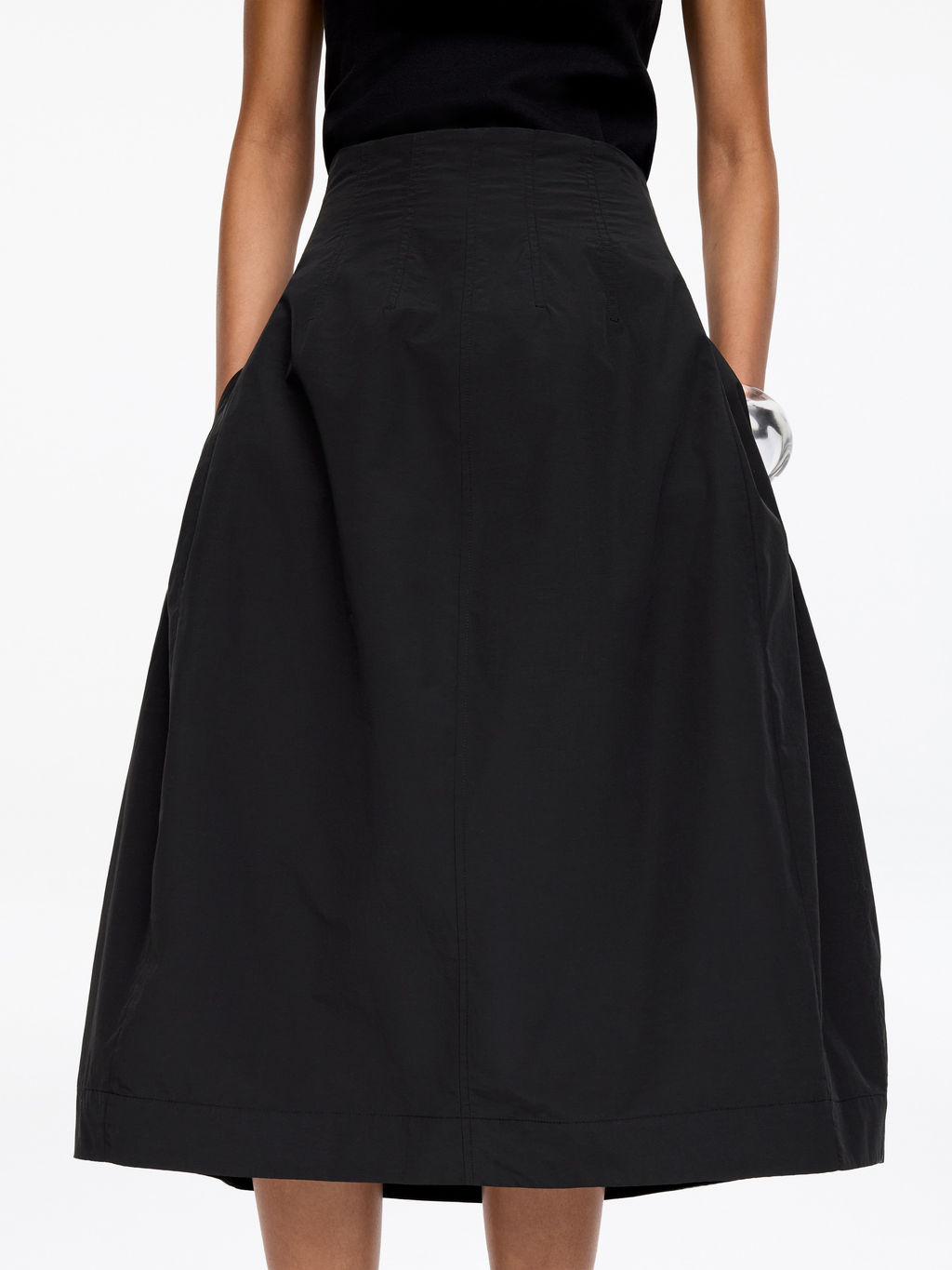 Falda midi de talle alto - H&m фото 5