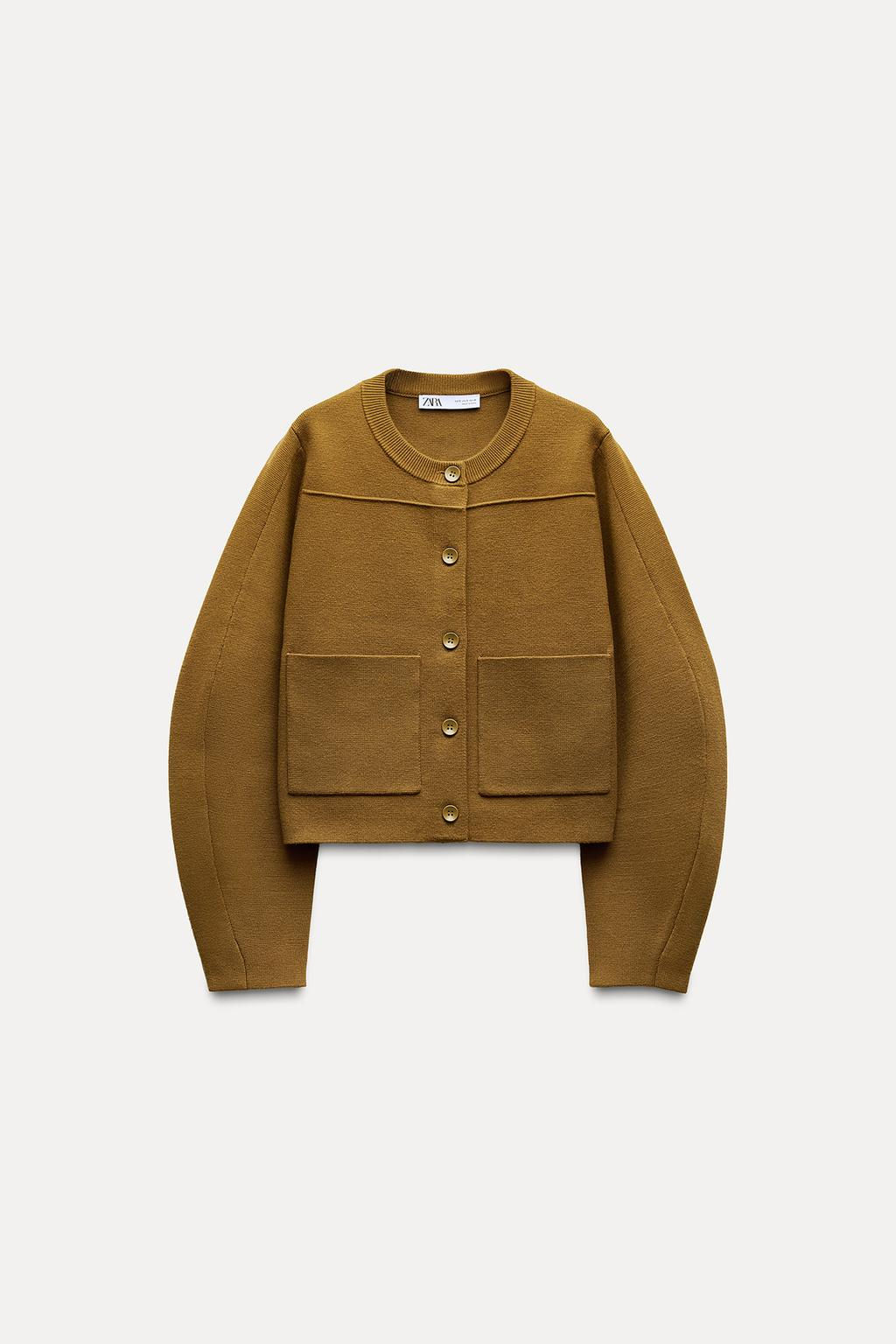 PLAIN KNIT CARDIGAN - Zara фото 6