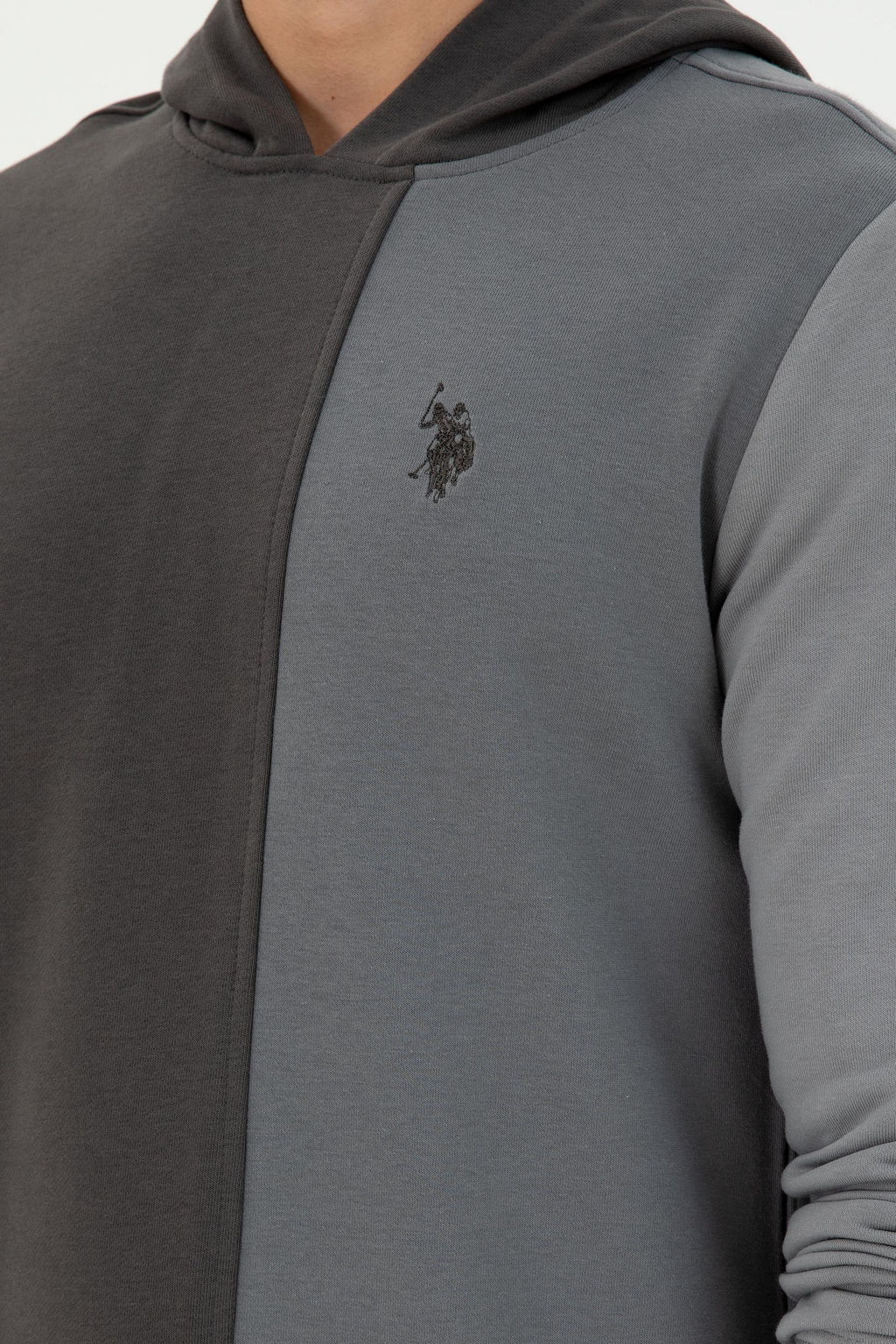 Мужской свитшот антрацитового цвета Неожиданная скидка в корзине - U.s. polo assn фото 7