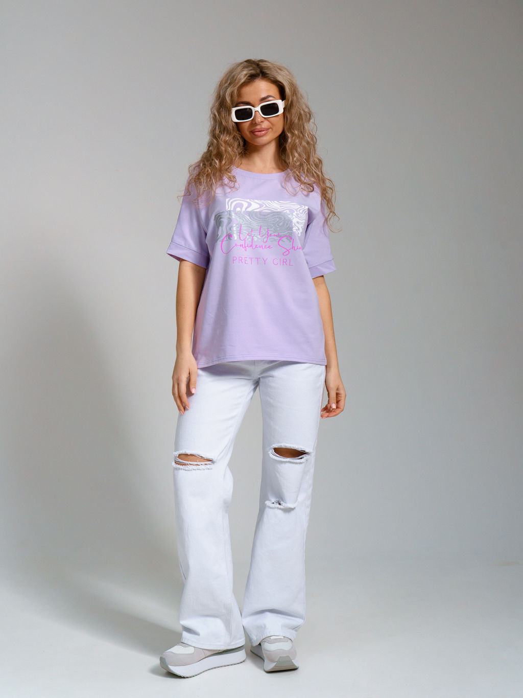 940/1 Футболка "Лиловый"