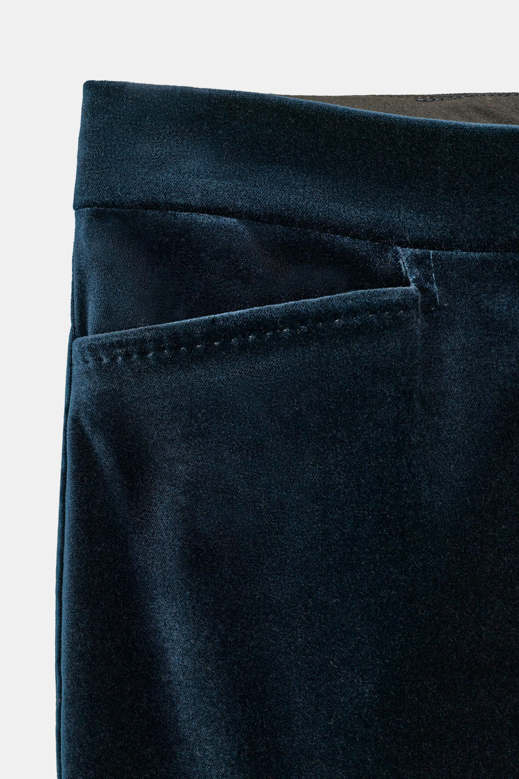FLARE VELVET TROUSERS ZW COLLECTION - Zara фото 8