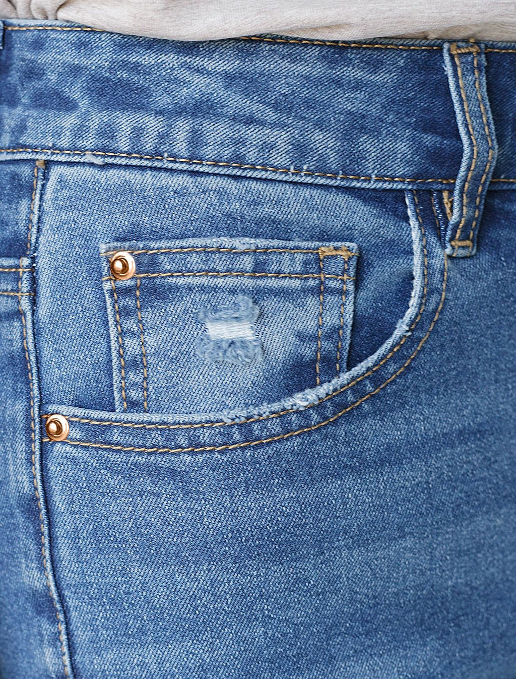 D54.299 Джинсы женские синий