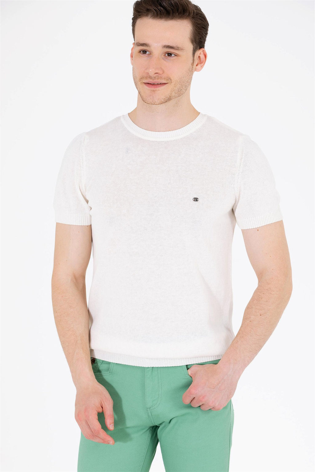 U. S. Polo Assn Мужской свитер цвета экрю - U.s. polo assn фото 10