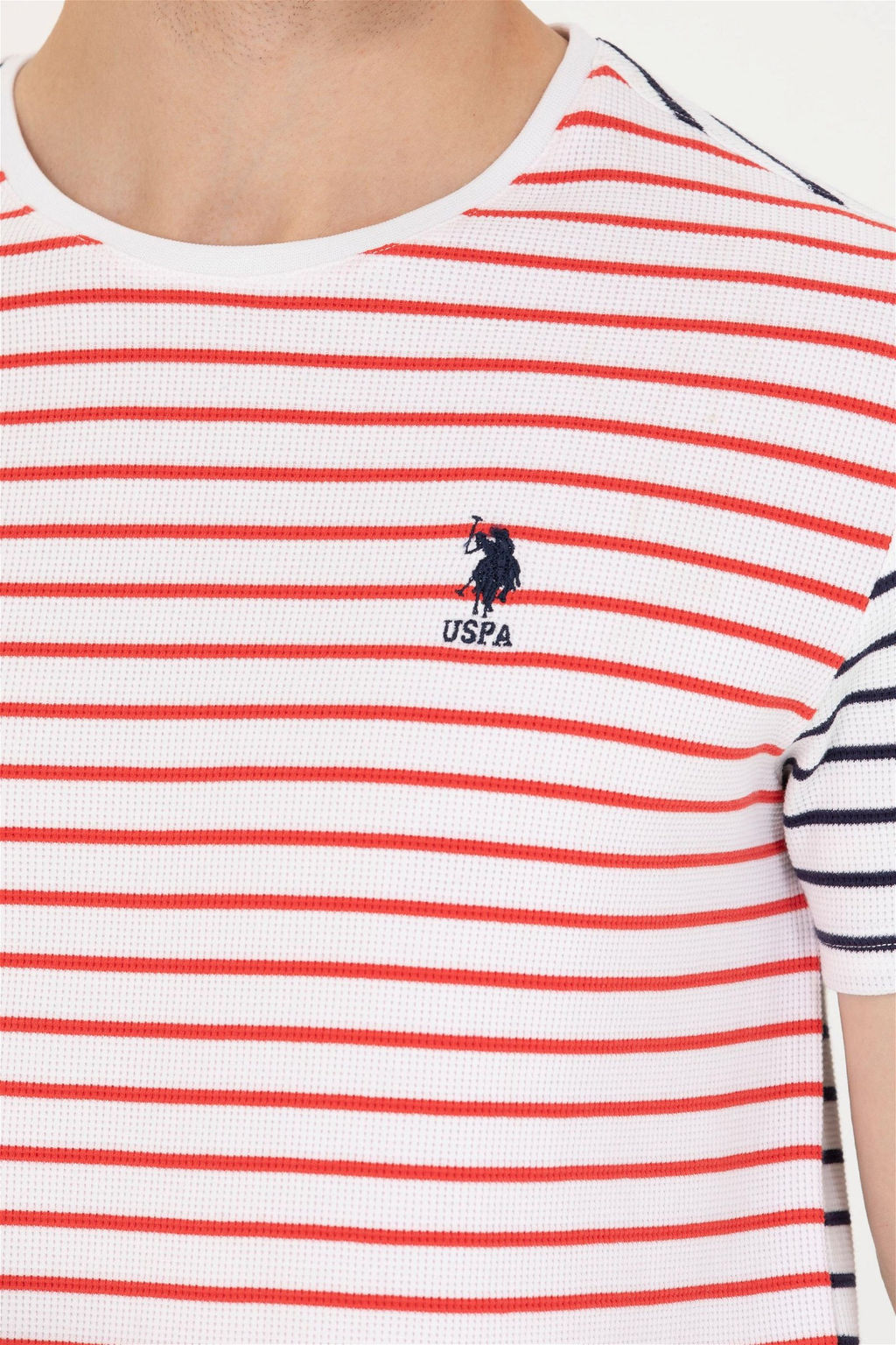 U. S. Polo Assn Мужская красная футболка с круглым вырезом - U.s. polo assn фото 14