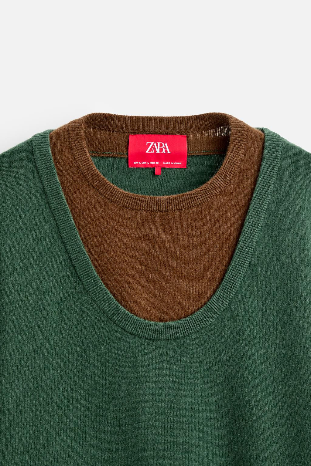 COLOUR BLOCK WOOL SWEATER X HARRY LAMBERT - Zara фото 9