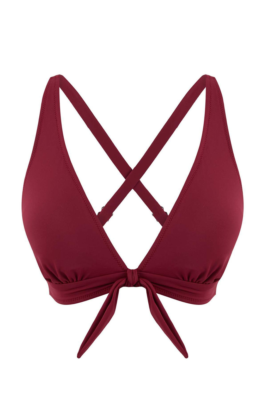 Siyah Ucgen Fiyonklu S?rt Detayl? Kapl? Bikini Ustu TBESS26BU00006 - Trendyolmilla фото 8