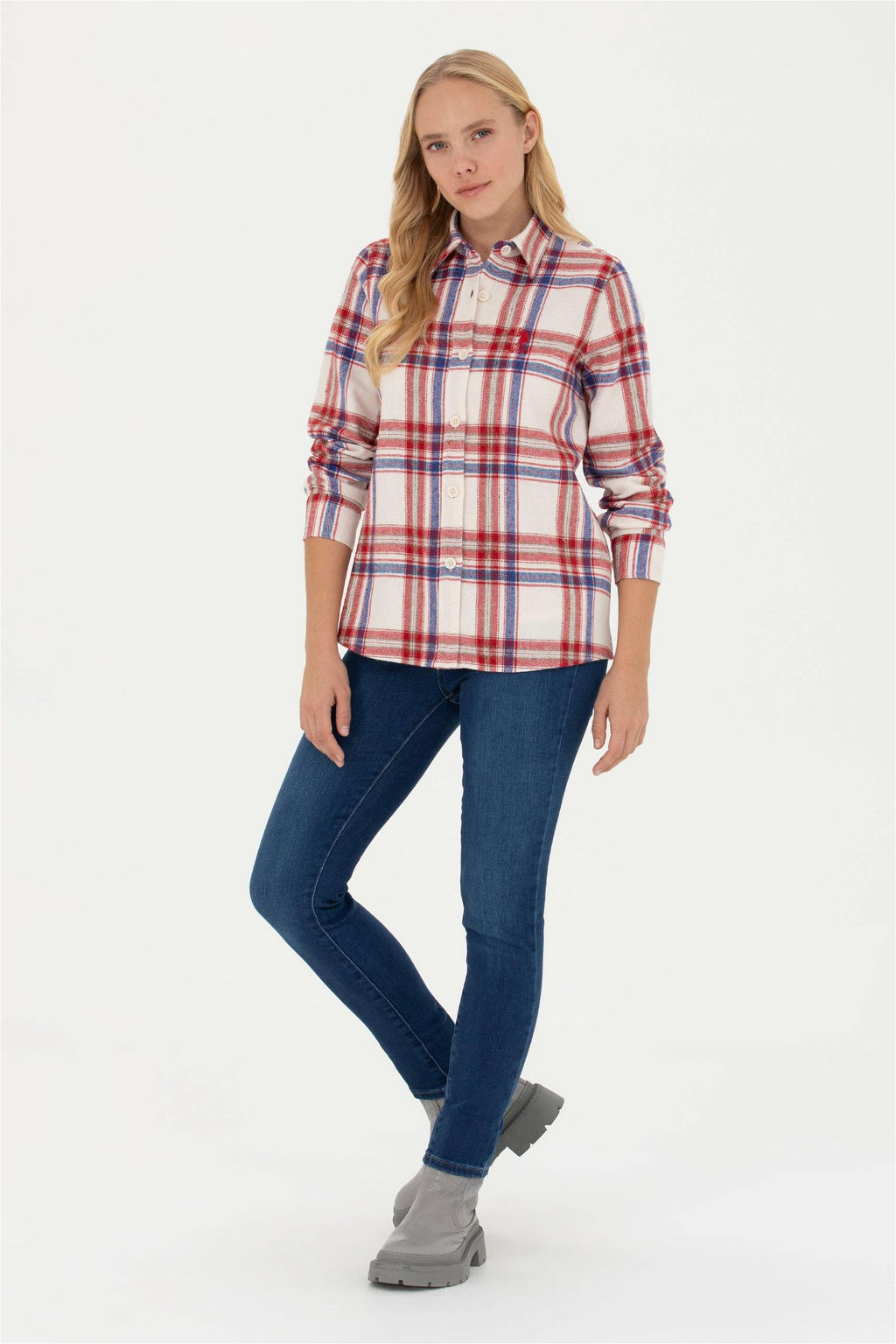 Женские темно-синие джинсовые брюки Неожиданная скидка в корзине - U.s. polo assn фото 3