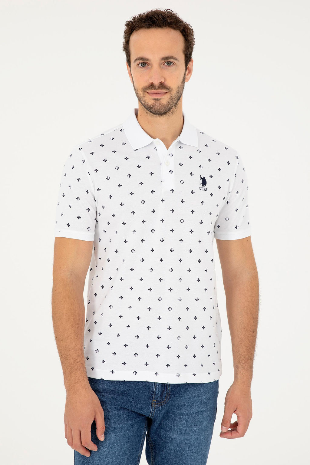 U. S. Polo Assn / Мужская белая футболка - U.s. polo assn фото 3