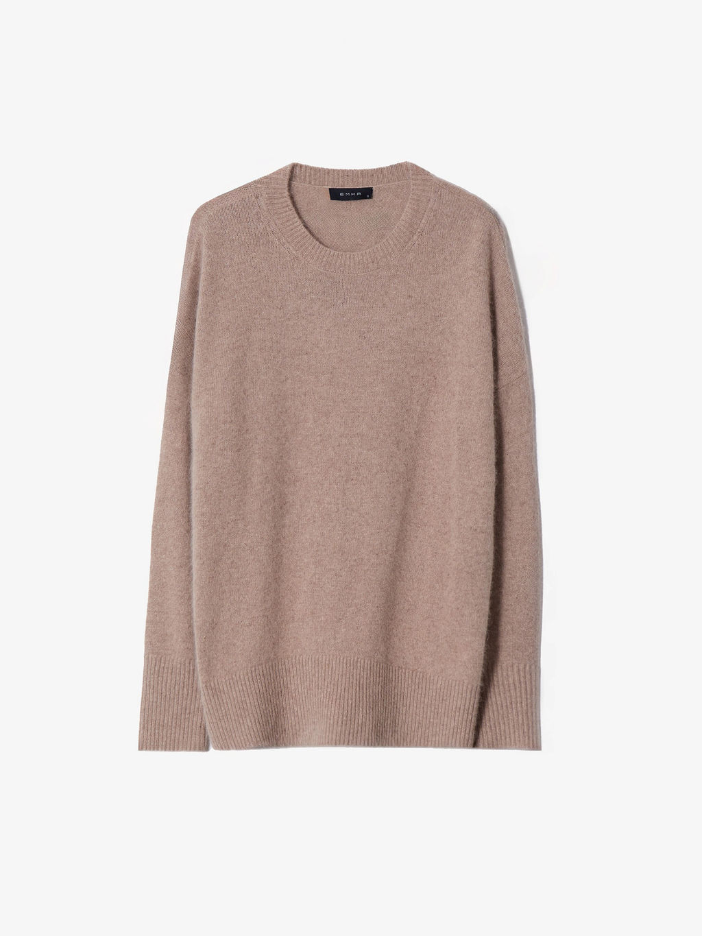 Мягкий джемпер цвета мокко с шерстью - Emka фото 6