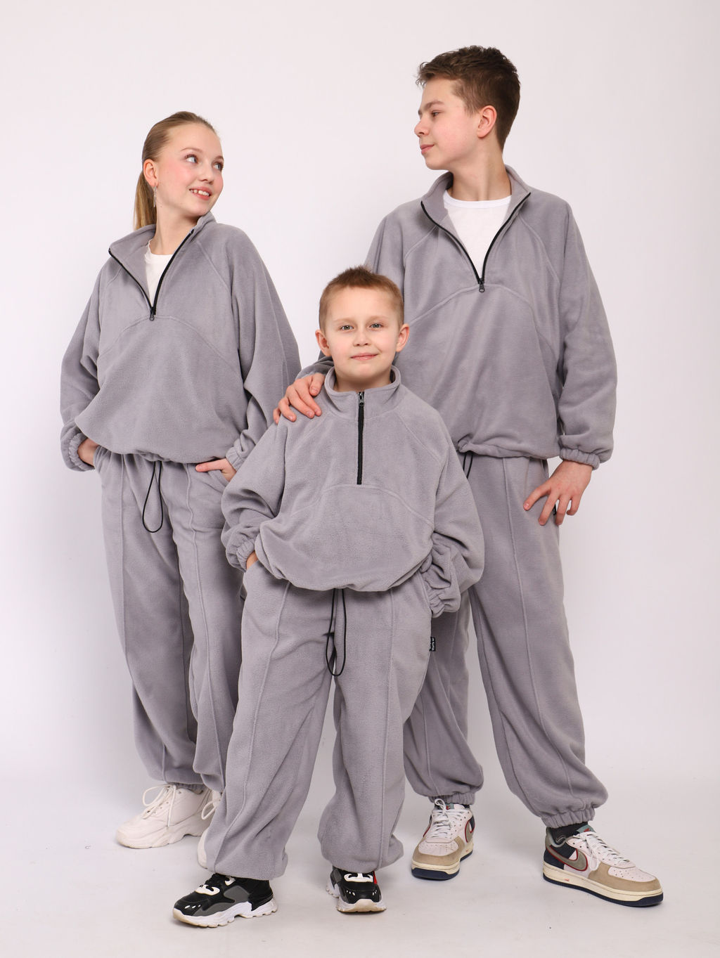 Костюм флис Сигма графит, КМ-191-2 - От егорки до егора фото 2