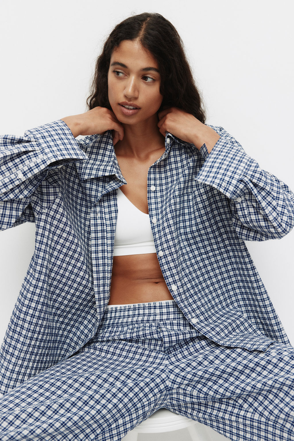 Pijama en sirsaca de algod?n - H&m фото 5