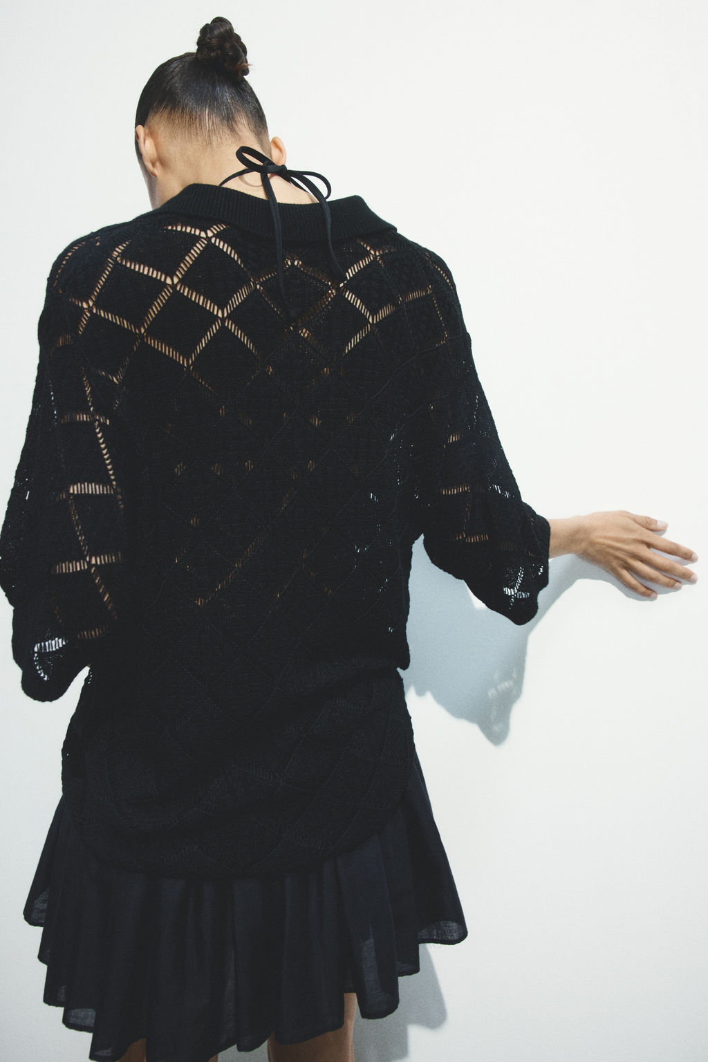 Polo efecto crochet - H&m фото 4