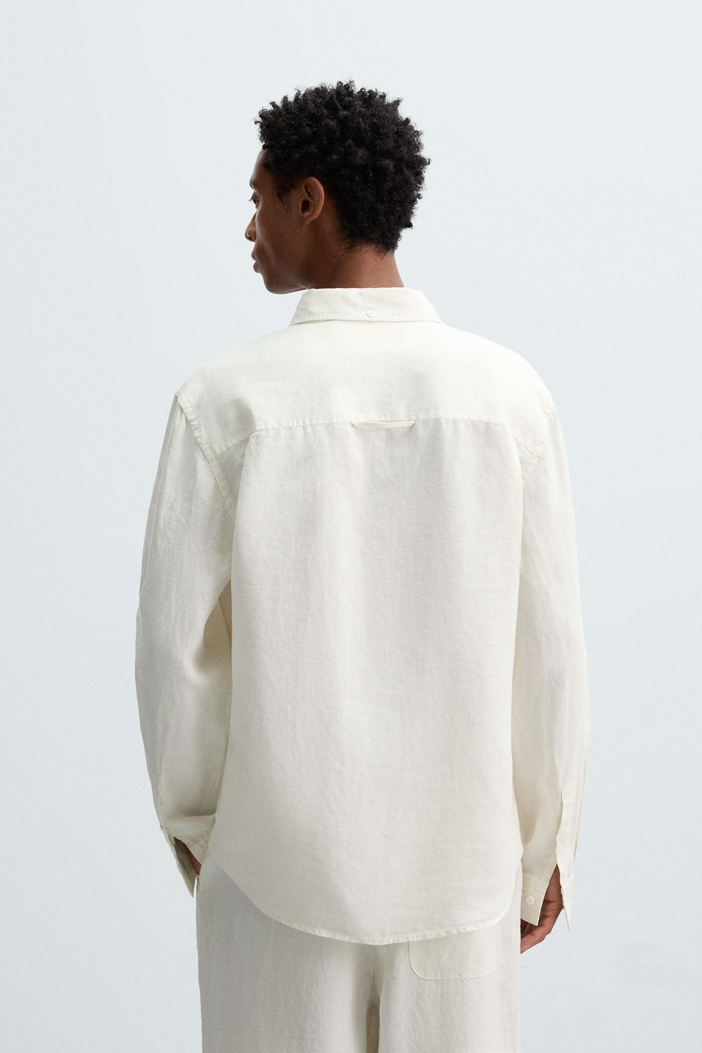 RELAXED FIT 100% HEMP SHIRT - Zara фото 3