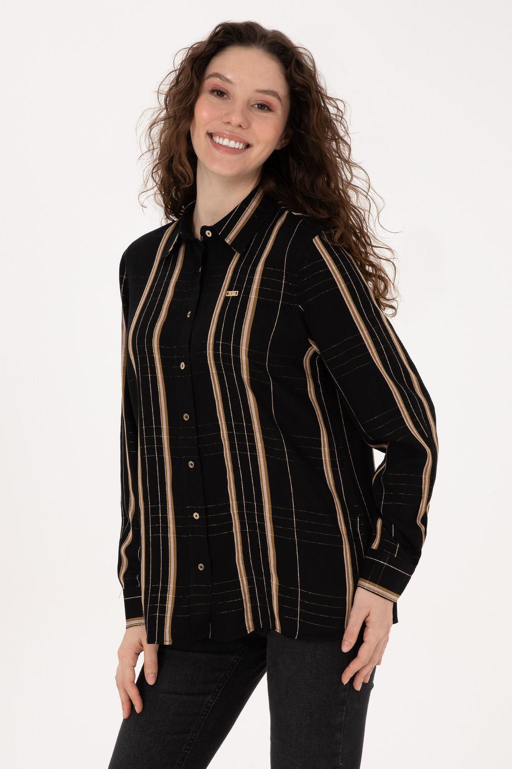 Kad_n Siyah Uzun Kollu G_mlek - U.s. polo assn фото 3