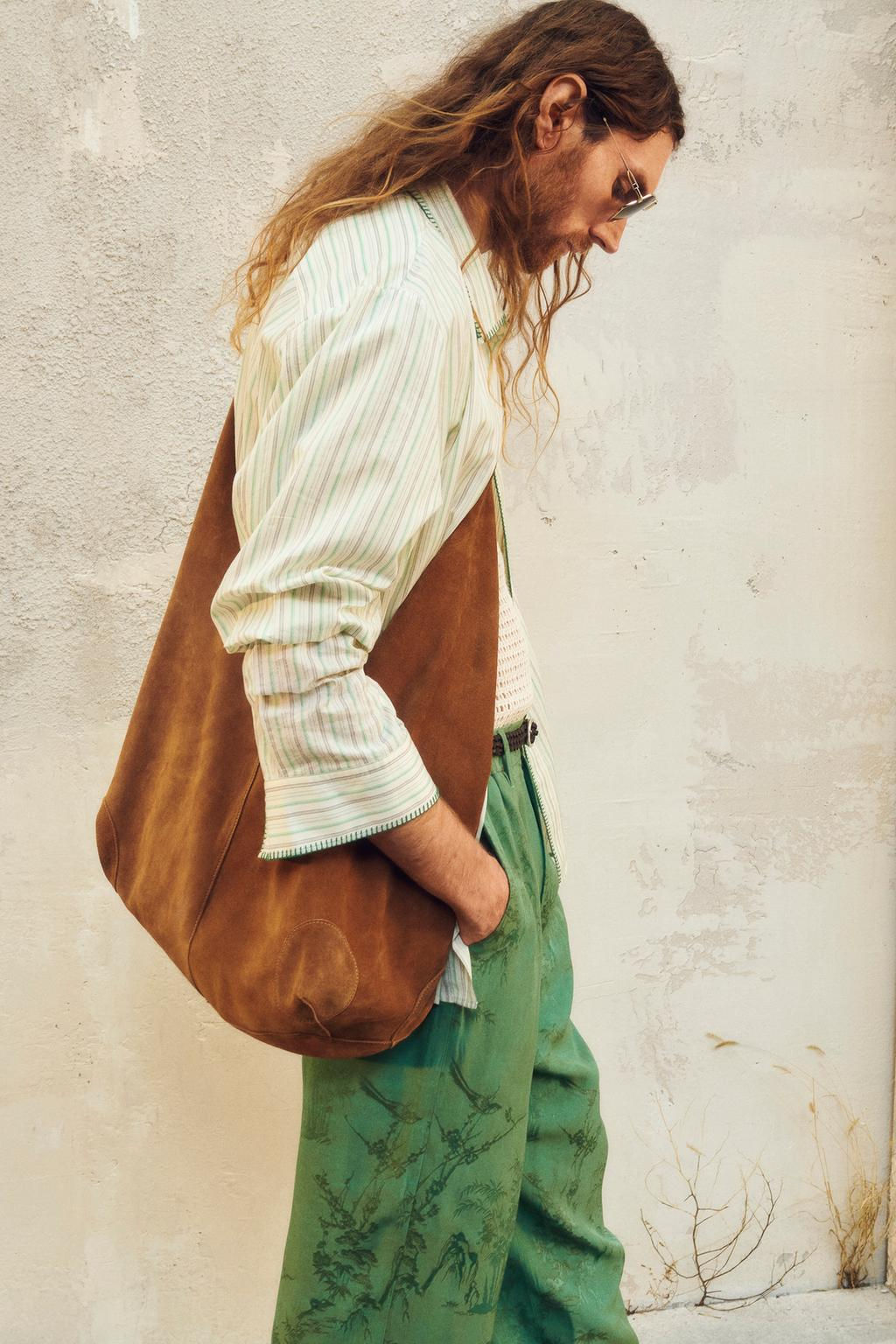 LIMITED EDITION LEATHER SHOPPER BAG - Zara фото 2