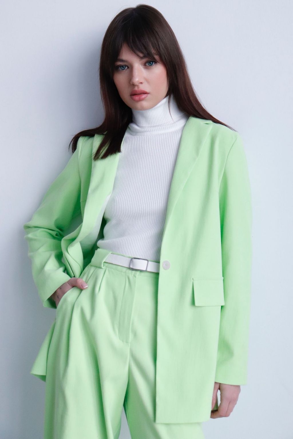 Жакет удлинённый с английским воротником - Martichelli фото 63