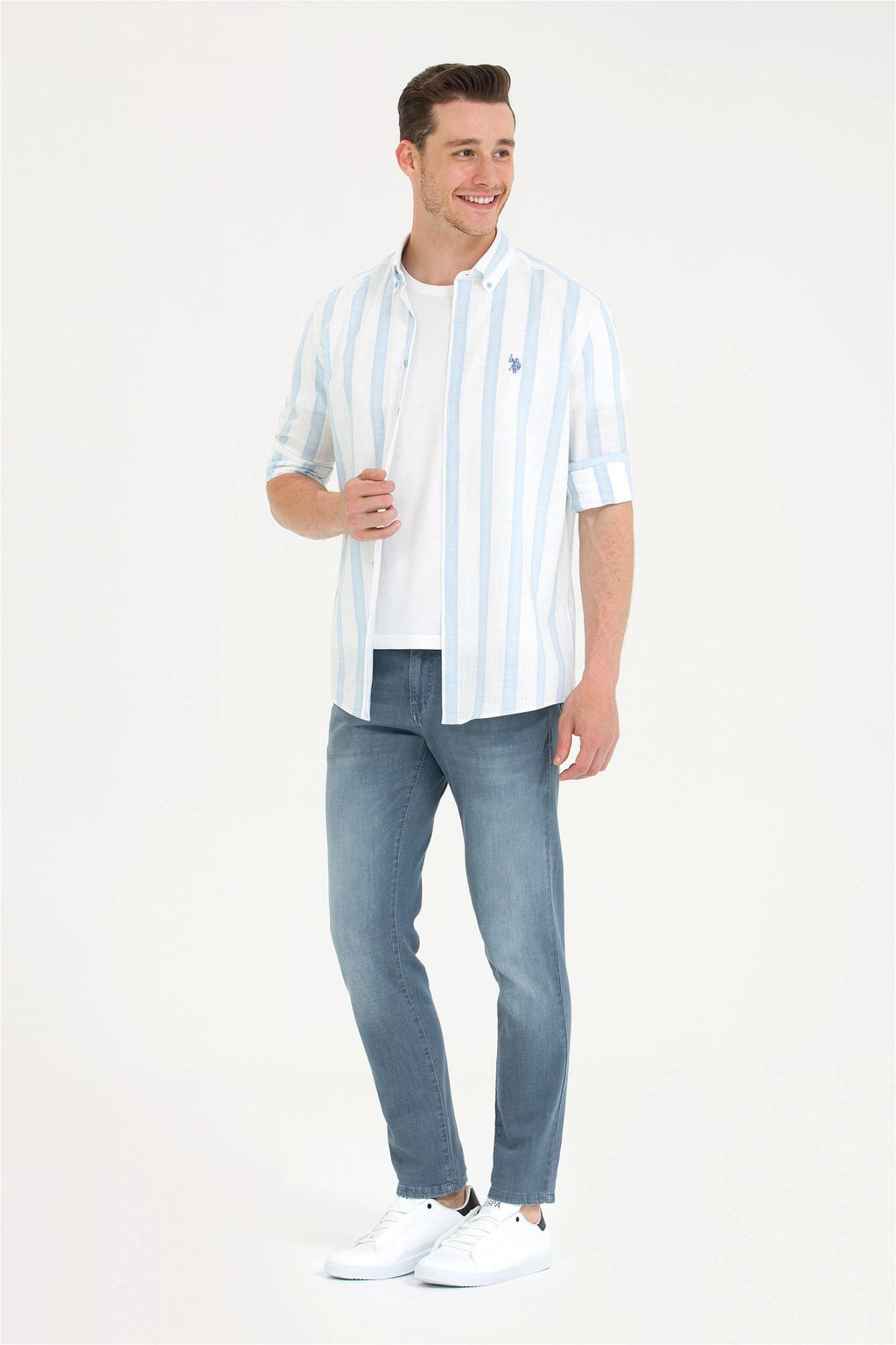 Мужские серые джинсовые брюки Скидка 20% в корзине - U.s. polo assn фото 10