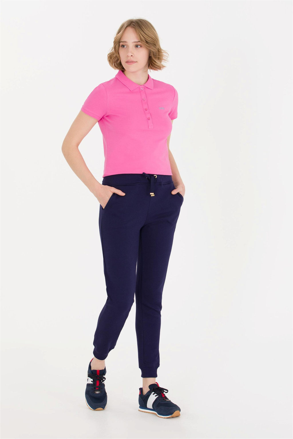 Женские темно-синие спортивные штаны для джоггеров Неожиданная скидка в корзине - U.s. polo assn фото 3