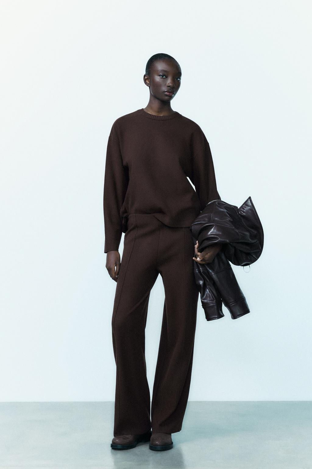 SOFT STRAIGHT-LEG TROUSERS - Zara фото 29