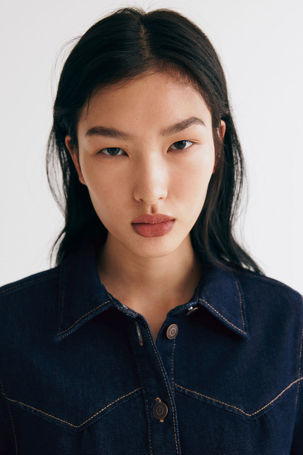 Camisa popover en denim - H&m фото 4