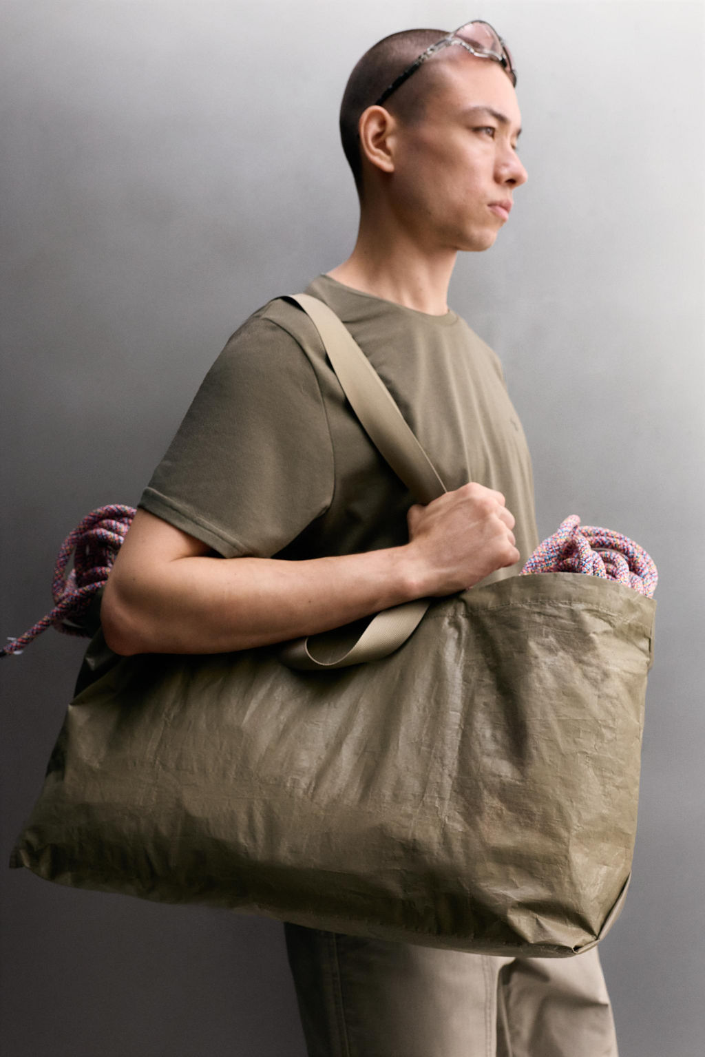 BOLSA TOTE / Gris topo - Zara фото 3